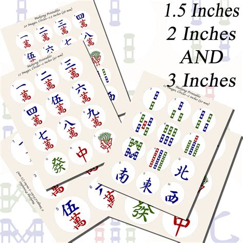 Printable Mahjong Card